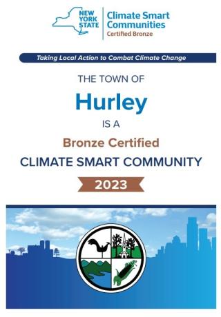 Hurley attains Bronze certification from state's Climate Smart program