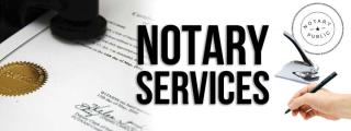 Notary services available in Town Clerk's Office