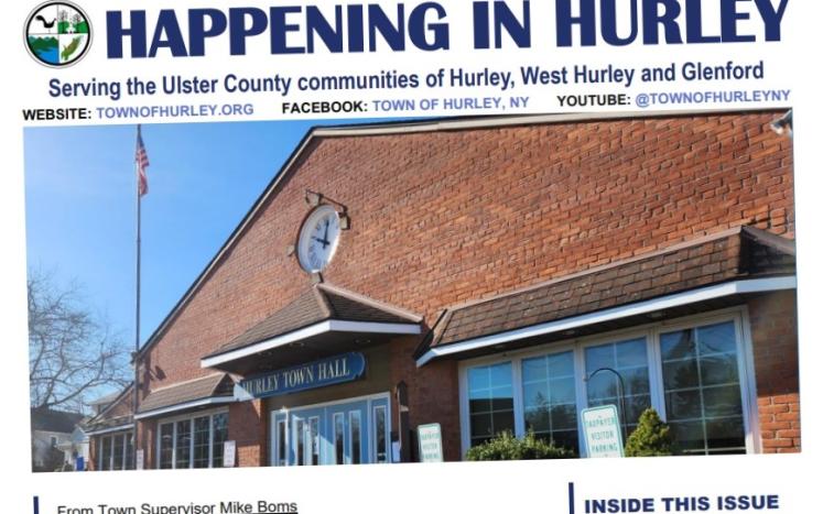 April 2024 issue of 'Happening in Hurley' newsletter