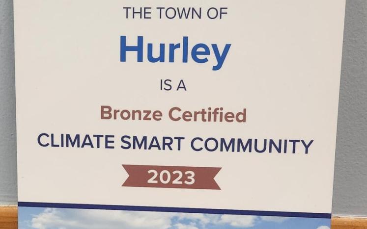 Thanks to all who helped town earn Climate Smart certification!
