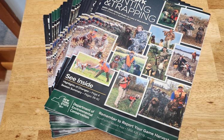 NY State 'Hunting & Trapping' guide now available