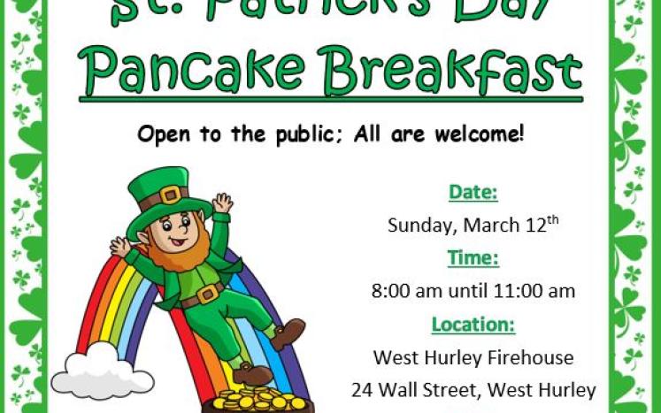 West Hurley Fire Department hosting pancake breakfast