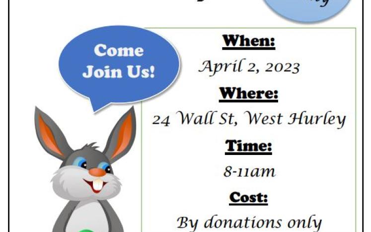 Easter pancake breakfast April 2 at W. Hurley firehouse